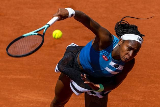 230603 Coco Gauff of USA competes in women?s third round singles tennis match during Roland Garros on June 3, 2023 in Paris Photo Vegard Grott BILDBYRAN kod VG VG0446 bbeng tennis french open franska öppna atp roland garros grand slam dam  Copyright: VEGARDxGRoTT BB230603VG065