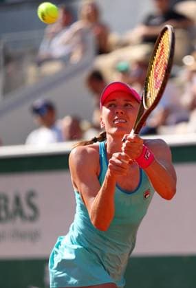 Mandatory Credit: Photo by Ella Ling Shutterstock (13944033ce) Ekaterina Alexandra of Russia in action French Open Tennis, Day 7, Roland Garros, Paris, France - 03 June 2023 French Open Tennis, Day 7, Roland Garros, Paris, France - 03 June 2023  Copyright: xEllaxLing Shutterstockx 13944033ce