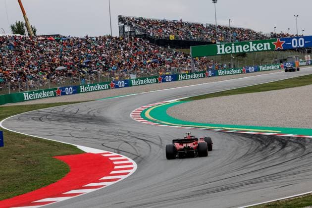 55 Carlos Sainz ESP, Scuderia Ferrari , F1 Grand Prix of Spain at Circuit de Barcelona Catalunya on June 3, 2023 in Barcelona, Spain Photo by HOCH ZWEI Barcelona Spain