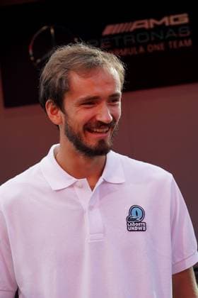 Formula 1 AWS Grand Prix of Spain 2023 03 06 2023, Circuit de Catalunya, Barcelona, Formula 1 AWS Grand Prix of Spain 2023 , in the picture tennis player Daniil Medvedev nordphotoxGmbHx xBratic nph00250