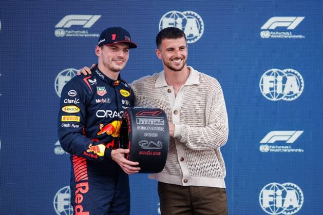 1 Max Verstappen NLD, Oracle Red Bull Racing , Mason Mount, F1 Grand Prix of Spain at Circuit de Barcelona Catalunya on June 3, 2023 in Barcelona, Spain Photo by HOCH ZWEI Barcelona Spain