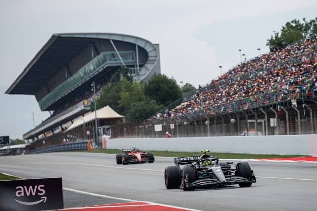 44 Lewis Hamilton GBR, Mercedes AMG Petronas F1 Team , F1 Grand Prix of Spain at Circuit de Barcelona Catalunya on June 3, 2023 in Barcelona, Spain Photo by HOCH ZWEI Barcelona Spain