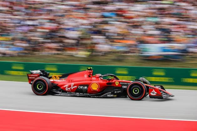 55 Carlos Sainz ESP, Scuderia Ferrari , F1 Grand Prix of Spain at Circuit de Barcelona Catalunya on June 3, 2023 in Barcelona, Spain Photo by HOCH ZWEI Barcelona Spain