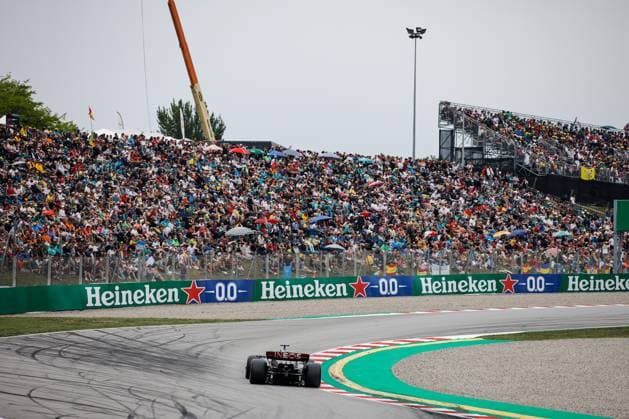 63 George Russell GBR, Mercedes AMG Petronas F1 Team , F1 Grand Prix of Spain at Circuit de Barcelona Catalunya on June 3, 2023 in Barcelona, Spain Photo by HOCH ZWEI Barcelona Spain