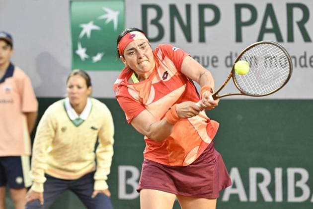 Tennis : Roland Garros 2023 - France - Ons Jabeur - Tunisie Tennis : Roland Garros 2023 - France - 03 06 23 ChrysleneCaillaud Panoramic 