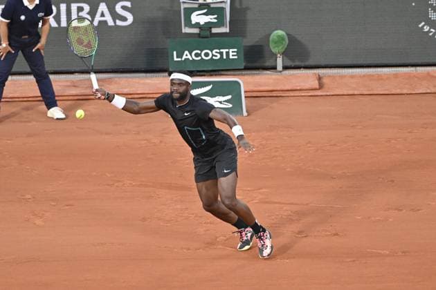 Tennis : Roland Garros 2023 - France - Frances Tiafoe - Usa Tennis : Roland Garros 2023 - France - 03 06 23 ChrysleneCaillaud Panoramic 