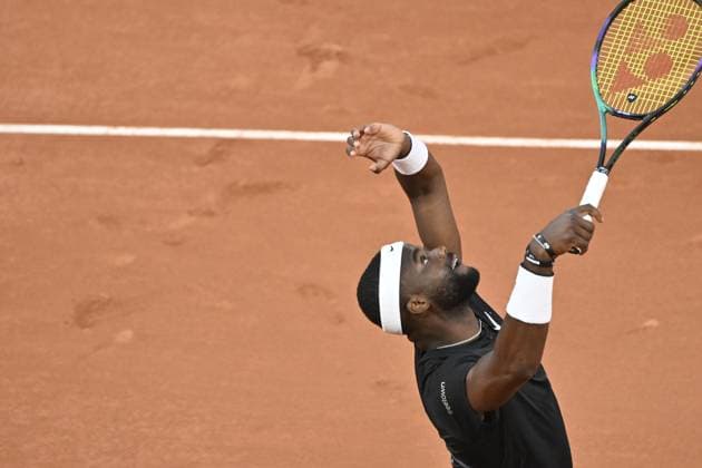Tennis : Roland Garros 2023 - France - Frances Tiafoe - Usa Tennis : Roland Garros 2023 - France - 03 06 23 ChrysleneCaillaud Panoramic 