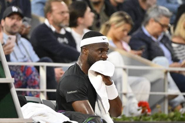 Tennis : Roland Garros 2023 - France - Frances Tiafoe - Usa Tennis : Roland Garros 2023 - France - 03 06 23 ChrysleneCaillaud Panoramic 