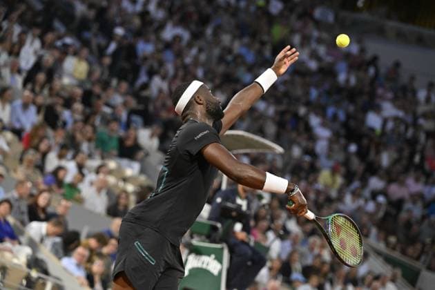 Tennis : Roland Garros 2023 - France - Frances Tiafoe - Usa Tennis : Roland Garros 2023 - France - 03 06 23 ChrysleneCaillaud Panoramic 