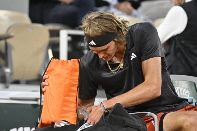 Tennis : Roland Garros 2023 - France - Alexander Zverev - Allemagne Tennis : Roland Garros 2023 - France - 03 06 23 ChrysleneCaillaud Panoramic 