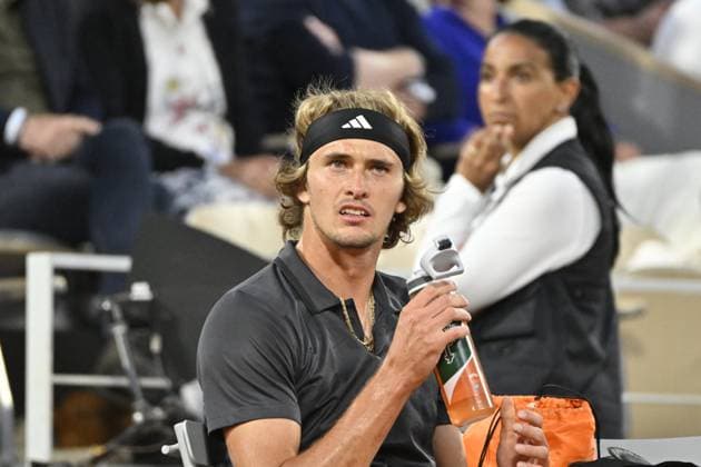 Tennis : Roland Garros 2023 - France - Alexander Zverev - Allemagne Tennis : Roland Garros 2023 - France - 03 06 23 ChrysleneCaillaud Panoramic 