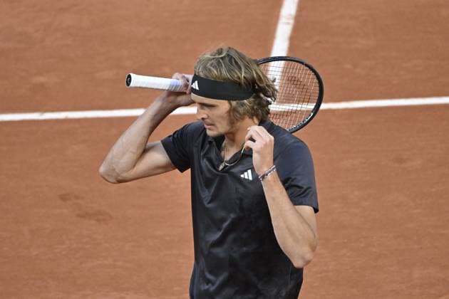 Tennis : Roland Garros 2023 - France - Alexander Zverev - Allemagne Tennis : Roland Garros 2023 - France - 03 06 23 ChrysleneCaillaud Panoramic 