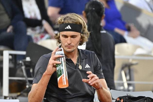Tennis : Roland Garros 2023 - France - Alexander Zverev - Allemagne Tennis : Roland Garros 2023 - France - 03 06 23 ChrysleneCaillaud Panoramic 