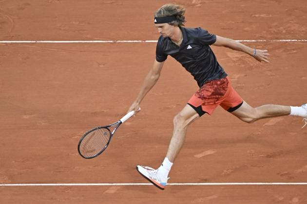 Tennis : Roland Garros 2023 - France - Alexander Zverev - Allemagne Tennis : Roland Garros 2023 - France - 03 06 23 ChrysleneCaillaud Panoramic 