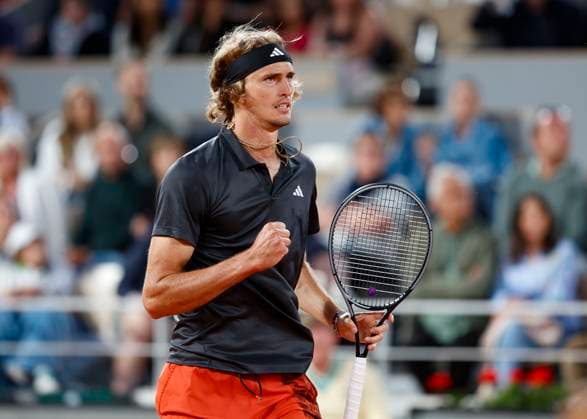Alexander Zverev makes a fist and cheers, jubilation, joy, emotion Copyright: xJuergenxHasenkopfx