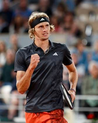 Alexander Zverev makes a fist and cheers, jubilation, joy, emotion Copyright: xJuergenxHasenkopfx
