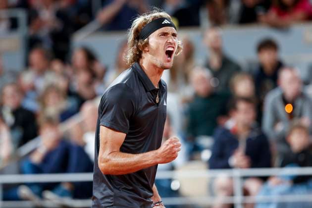 Alexander Zverev makes a fist and cheers, jubilation, joy, emotion Copyright: xJuergenxHasenkopfx