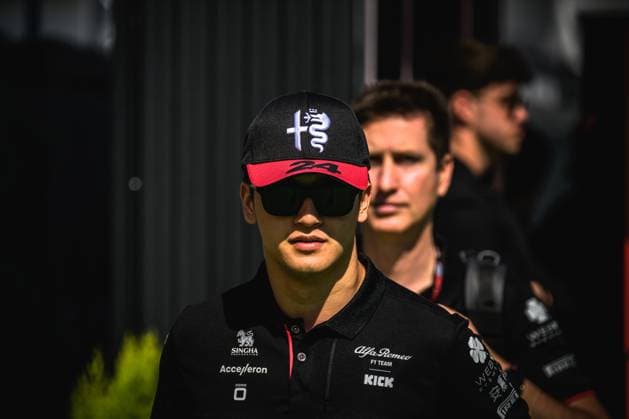 June 4, 2023: GUANYU ZHOU (CHN) from team Alfa Romeo is seen in the paddock on the day of the Spanish GP at Circuit de Catalunya - ZUMAo105 20230604_zap_o105_003 Copyright: xMatthiasxOesterlex
