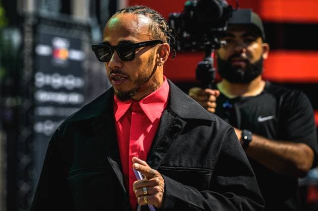 June 4, 2023: LEWIS HAMILTON (GBR) from team Mercedes is seen in the paddock on the day of the Spanish GP at Circuit de Catalunya - ZUMAo105 20230604_zap_o105_006 Copyright: xMatthiasxOesterlex