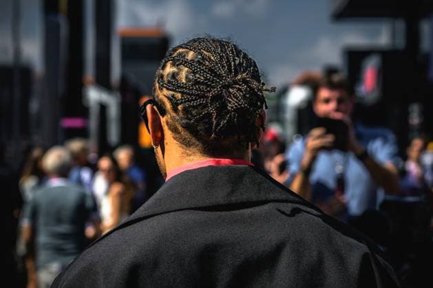 June 4, 2023: LEWIS HAMILTON (GBR) from team Mercedes is seen in the paddock on the day of the Spanish GP at Circuit de Catalunya - ZUMAo105 20230604_zap_o105_010 Copyright: xMatthiasxOesterlex