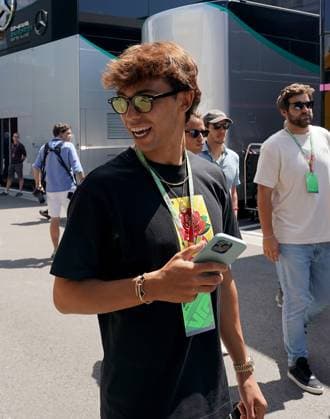 04 06 2023, Circuit de Catalunya, Barcelona, Formula 1 AWS Grand Prix of Spain 2023 , in the picture The Portuguese soccer player Joao FÃ lix Sequeira FC Chelsea Barcelona Circuit de Catalunya Catalunya Spain  eu-images-506