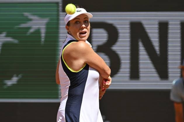 Tennis : Roland Garros 2023 - France - Anastasia Pavlyuchenkova - Russie Tennis : Roland Garros 2023 - France - 04 06 23 ChrysleneCaillaud Panoramic 