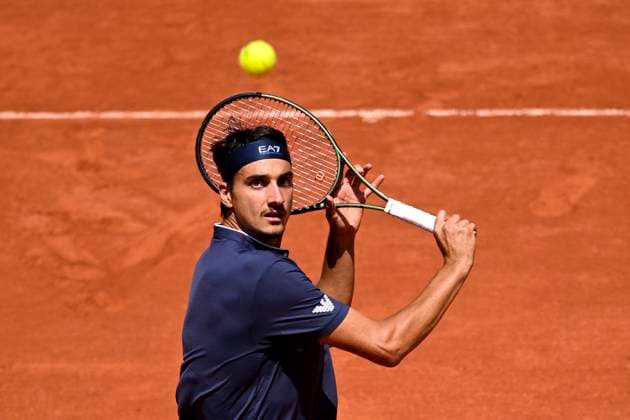 Lorenzo Sonego (Ita) TENNIS : Roland Garros 2023 - Paris - 04 06 2023 JBAutissier Panoramic 