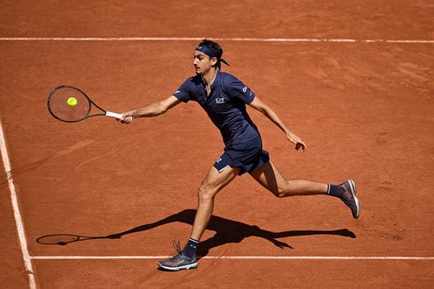 Lorenzo Sonego (Ita) TENNIS : Roland Garros 2023 - Paris - 04 06 2023 JBAutissier Panoramic 