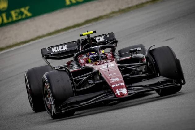BARCELONA - Zhou Guanyu (Alfa Romeo) during the Grand Prix of Spain. ANP SEM VAN DER WAL F1 Grand Prix of Spain 2023 xVIxANPxSportx xxANPxIVx 470880729 originalFilename: 470880729.jpg