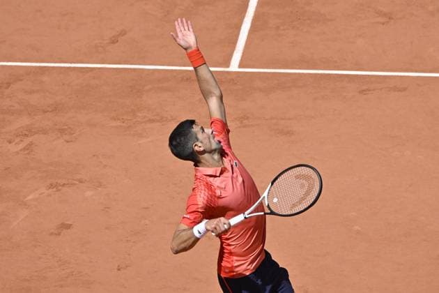 Tennis : Roland Garros 2023 - France - Novak Djokovic - Serbie Tennis : Roland Garros 2023 - France - 04 06 23 ChrysleneCaillaud Panoramic 