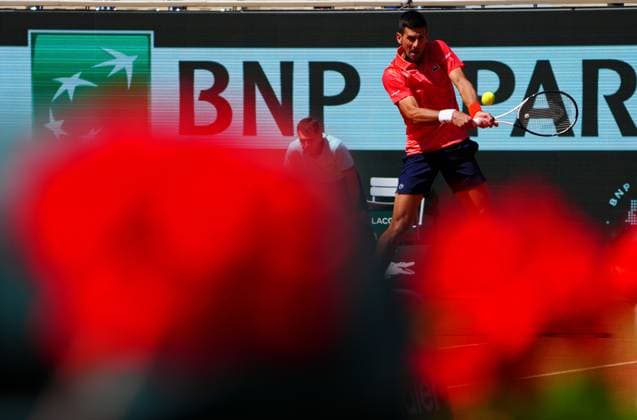 Mandatory Credit: Photo by Javier Garcia Shutterstock (13944034ar) Novak Djokovic during his fourth round win French Open Tennis, Day 8, Roland Garros, Paris, France - 04 June 2023 French Open Tennis, Day 8, Roland Garros, Paris, France - 04 June 2023  Copyright: xJavierxGarcia Shutterstockx 13944034ar
