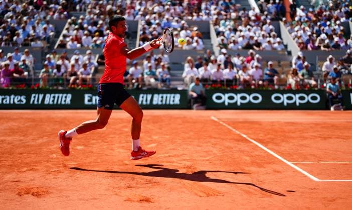 Mandatory Credit: Photo by Javier Garcia Shutterstock (13944034at) Novak Djokovic during his fourth round win French Open Tennis, Day 8, Roland Garros, Paris, France - 04 June 2023 French Open Tennis, Day 8, Roland Garros, Paris, France - 04 June 2023  Copyright: xJavierxGarcia Shutterstockx 13944034at