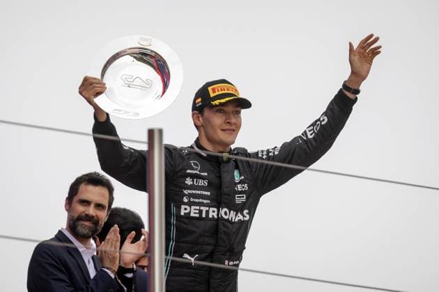 BARCELONA - George Russell (Mercedes) during the Spanish Grand Prix. ANP SEM VAN DER WAL F1 Grand Prix of Spain 2023 xVIxANPxSportx xxANPxIVx 470884319 originalFilename: 470884319.jpg