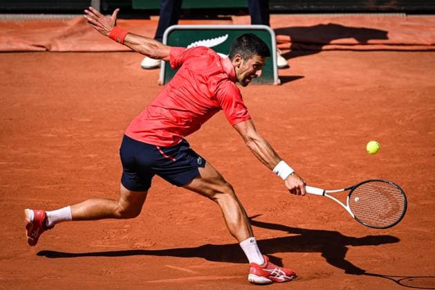 June 4, 2023, Paris, France, France: Novak DJOKOVIC of Serbia during the eighth day of Roland-Garros 2023, French Open 2023, Grand Slam tennis tournament at the Roland-Garros Stadium on June 04, 2023 in Paris, France. Paris France - ZUMAm308 20230604_zsp_m308_005 Copyright: xMatthieuxMirvillex