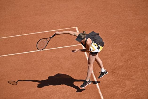 Tennis : Roland Garros 2023 - France - Elina Svitolina - Ukraine Tennis : Roland Garros 2023 - France - 04 06 23 ChrysleneCaillaud Panoramic 