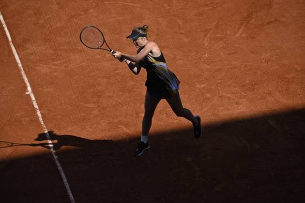 Tennis : Roland Garros 2023 - France - Elina Svitolina - Ukraine Tennis : Roland Garros 2023 - France - 04 06 23 ChrysleneCaillaud Panoramic 