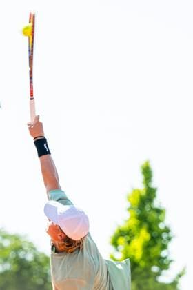 230604 Kevin Edengren of Sweden competes in boy?s first round singles tennis match during Roland Garros on June 4, 2023 in Paris Photo Vegard Grott BILDBYRAN kod VG VG0447 bbeng tennis french open franska öppna atp roland garros grand slam sverige sweden  Copyright: VEGARDxGRoTT BB230604VG027