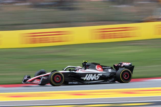 Nico Huelkenberg GER, Moneygram Haas F1 Team, 27 in VF 23, ESP, Formula 1 World Championship, Spanish Grand Prix, Circuit de Barcelona Catalunya, Race, 04 06 2023 ESP, Formula 1 World Championship, Spanish Grand Prix, Circuit de Barcelona Catalunya, Race, 04 06 2023 Montmelo Copyright: xEibner Memmlerx EP_MMR