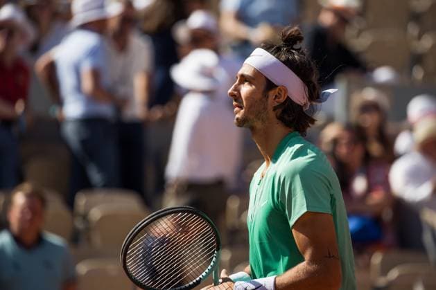 TENNIS - ATP, Tennis Herren French Open 2023 PARIS,FRANCE,04.JUN.23 - TENNIS - ATP World Tour, French Open, Roland Garros, Grand Slam. Image shows Lorenzo Musetti (ITA).  GEPAxpictures xFrancoisxAsal