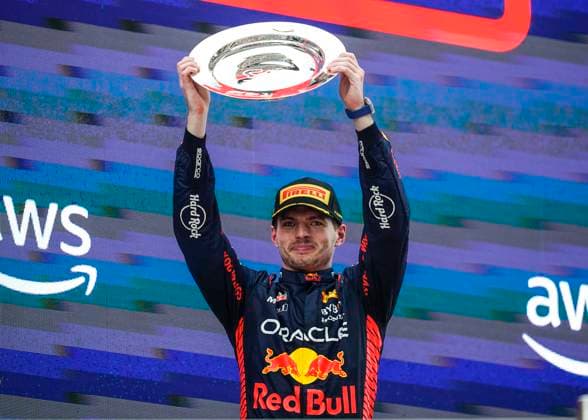 ESP: F1 Grand Prix of Spain. Race. Max Verstappen (Netherlands) celebrates the victory, Oracle Red Bull Racing RB19 during race F1 Grand Prix of Spain at Circuit de Barcelona-Catalunya on June 4, 2023 in Barcelona, Spain. Copyright: xSergioxRuizx xPRESSINx PS_230604_053