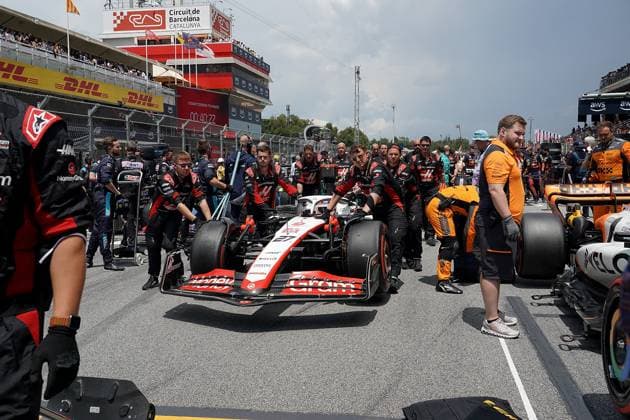 04 06 2023, Circuit de Catalunya, Barcelona, Formula 1 AWS Grand Prix of Spain 2023 , in picture Nico Hülkenberg DEU , Moneygram Haas F1 Team Barcelona Circuit de Catalunya Catalunya Spain  eu-images-506
