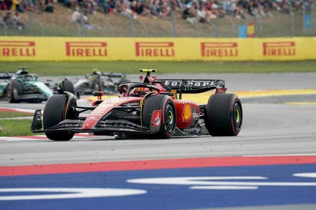 Formula 1 AWS Grand Prix of Spain 2023 04 06 2023, Circuit de Catalunya, Barcelona, Formula 1 AWS Grand Prix of Spain 2023 , in picture Carlos Sainz Jr ESP , Scuderia Ferrari nordphotoxGmbHx xBratic nph00250
