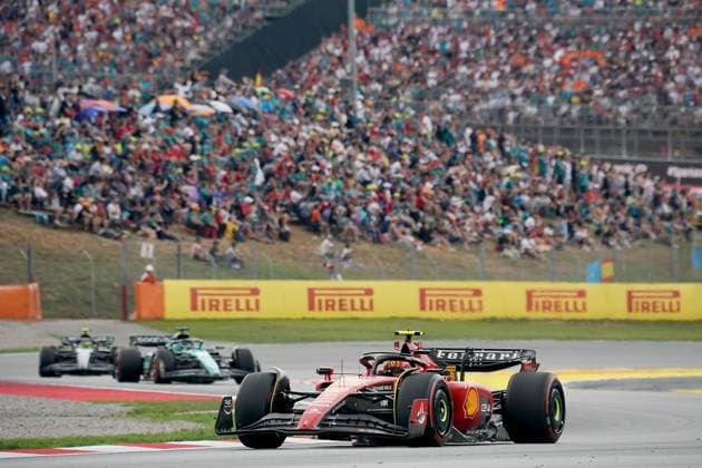 Formula 1 AWS Grand Prix of Spain 2023 04 06 2023, Circuit de Catalunya, Barcelona, Formula 1 AWS Grand Prix of Spain 2023 , in picture Carlos Sainz Jr ESP , Scuderia Ferrari nordphotoxGmbHx xBratic nph00250