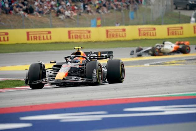 Formula 1 AWS Grand Prix of Spain 2023 04 06 2023, Circuit de Catalunya, Barcelona, Formula 1 AWS Grand Prix of Spain 2023 , in picture Sergio Perez MEX , Oracle Red Bull Racing nordphotoxGmbHx xBratic nph00250