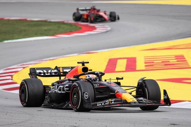 1 Max Verstappen (NLD, Oracle Red Bull Racing), F1 Grand Prix of Spain at Circuit de Barcelona-Catalunya on June 4, 2023 in Barcelona, Spain. (Photo by HOCH ZWEI Italy Photo Press) (Verwendung nur in Deutschland - GERMANY ONLY) *** 1 Max Verstappen NLD, Oracle Red Bull Racing , F1 Grand Prix of Spain at Circuit de Barcelona Catalunya on June 4, 2023 in Barcelona, Spain Photo by HOCH ZWEI Italy Photo Press Use in Germany GERMANY ONLY 