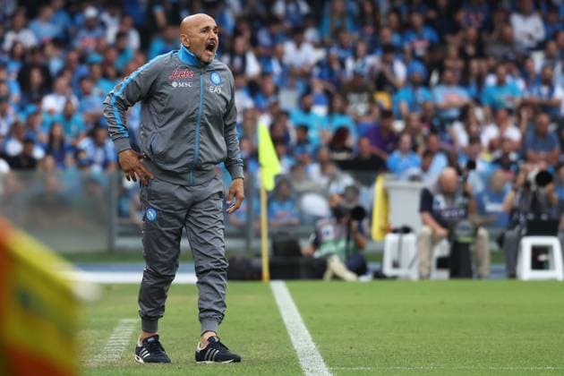 Foto Alessandro Garofalo LaPresse 04 giugno 2023 Napoli, Italia calcio Napoli vs Sampdoria - Campionato di calcio Serie A TIM 2022 2023 - stadio Diego Armando Maradona Nella foto: Luciano Spalletti allenatore (SSC Napoli); May 04 , 2023 Naples, Italy sport soccer Napoli vs Sampdoria - Italian Football Championship League A TIM 2022 2023 - Diego Armando Maradona stadium. In the pic: Luciano Spalletti coach (SSC Napoli);  Copyright: xAlessandroxGarofalo LaPressex