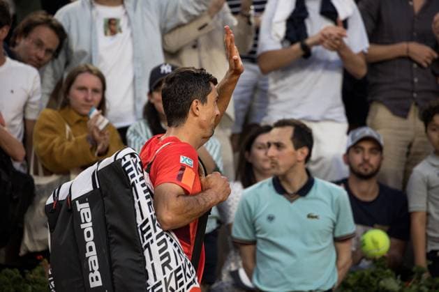TENNIS - ATP, Tennis Herren French Open 2023 PARIS,FRANCE,04.JUN.23 - TENNIS - ATP World Tour, French Open, Roland Garros, Grand Slam. Image shows Sebastian Ofner (AUT).  GEPAxpictures xFrancoisxAsal
