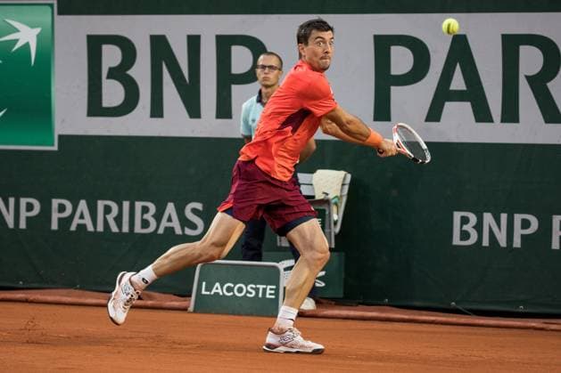 TENNIS - ATP, Tennis Herren French Open 2023 PARIS,FRANCE,04.JUN.23 - TENNIS - ATP World Tour, French Open, Roland Garros, Grand Slam. Image shows Sebastian Ofner (AUT).  GEPAxpictures xFrancoisxAsal