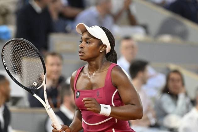 Tennis : Roland Garros 2023 - France - Sloane Stephens - Usa Tennis : Roland Garros 2023 - France - 04 06 23 ChrysleneCaillaud Panoramic 