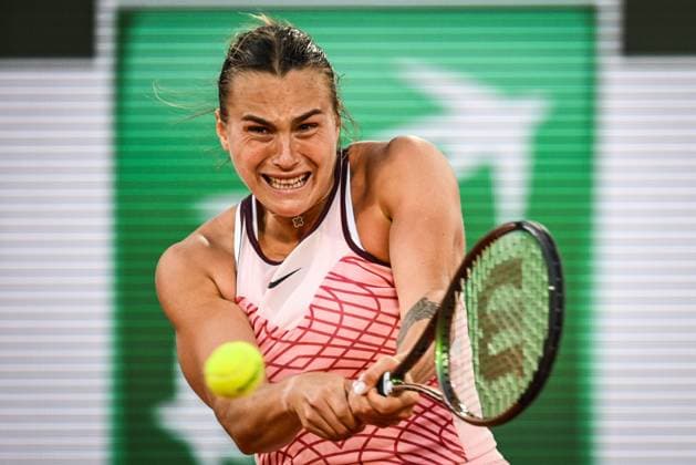 Sport Bilder des Tages June 4, 2023, Paris, France, France: Aryna SABALENKA of Belarus during the eighth day of Roland-Garros 2023, French Open 2023, Grand Slam tennis tournament at the Roland-Garros Stadium on June 04, 2023 in Paris, France. Paris France - ZUMAm308 20230604_zsp_m308_011 Copyright: xMatthieuxMirvillex